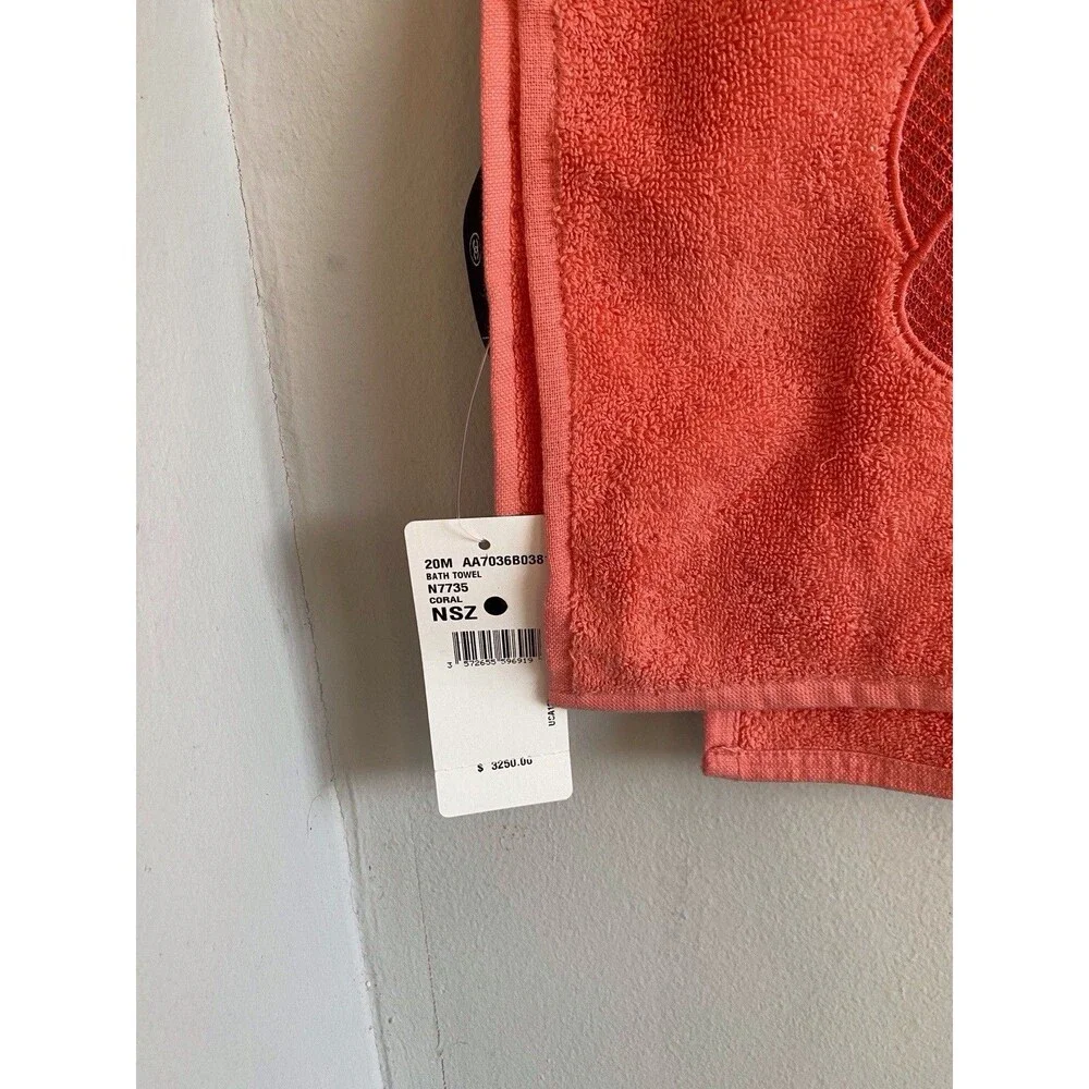 NWT Rare collectible Chanel large Beach towel in Coral